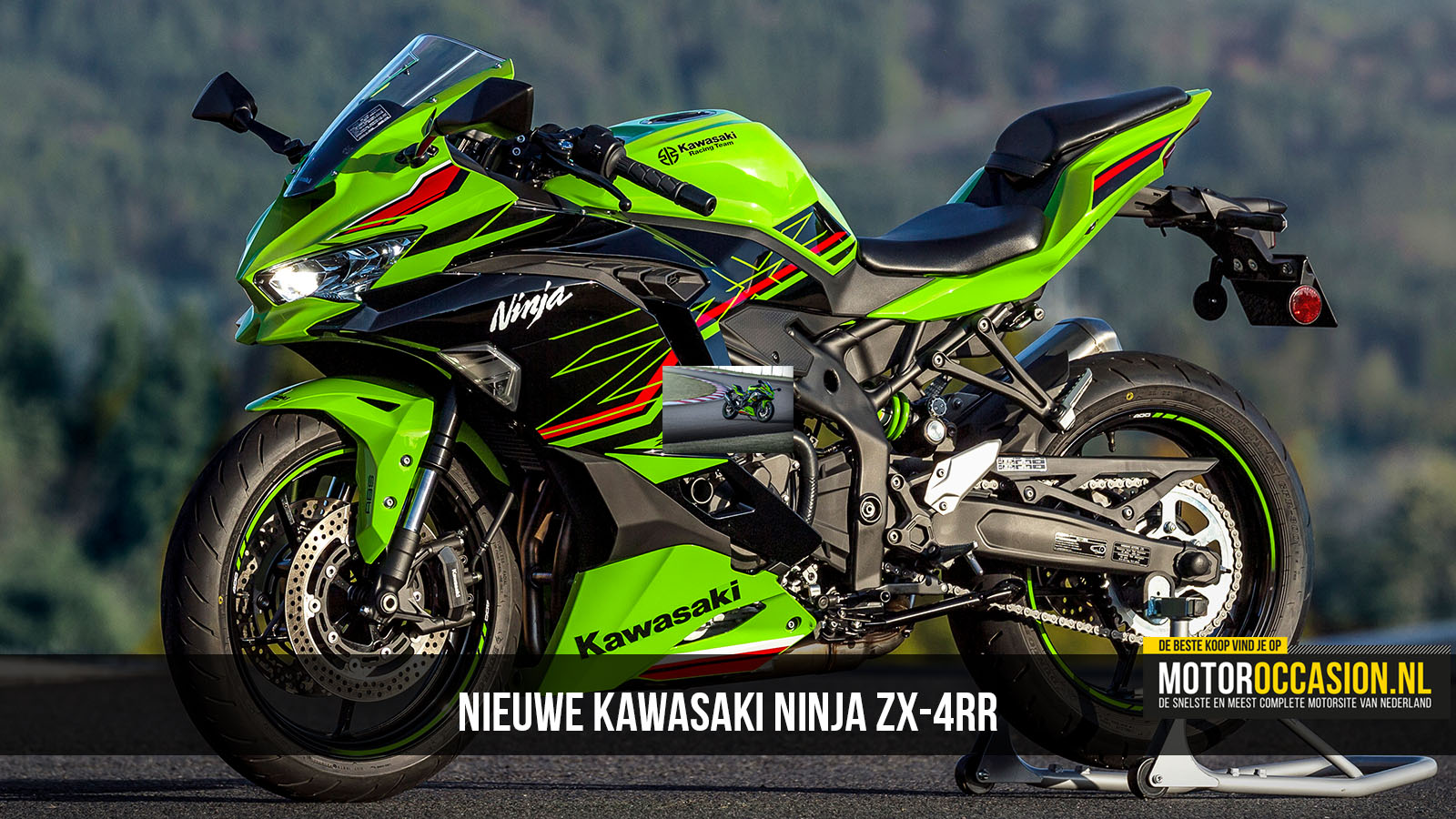 Motoroccasion.nl, Kawasaki onthult nieuwe Ninja ZX-4R viercilinder 